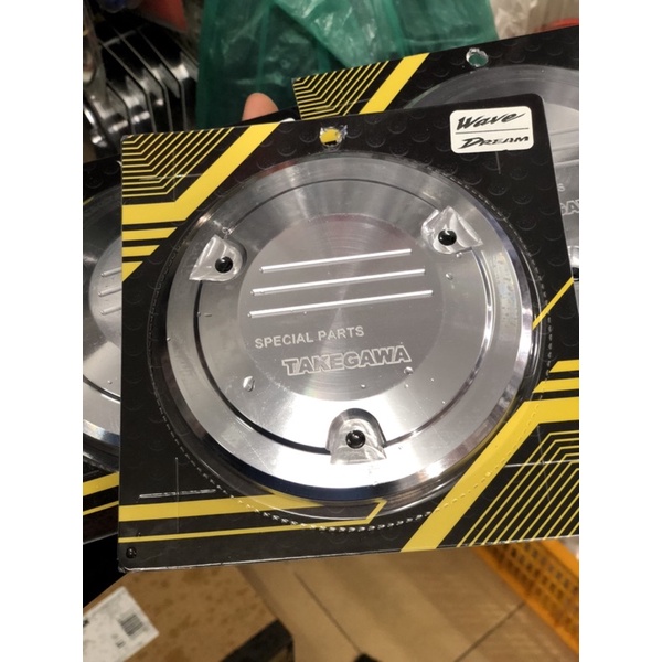 Nắp tròn 3 lỗ Wave / Dream nhôm CNC