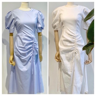 ĐẦM DÀI TAY BỒNG - LINEN DRESS