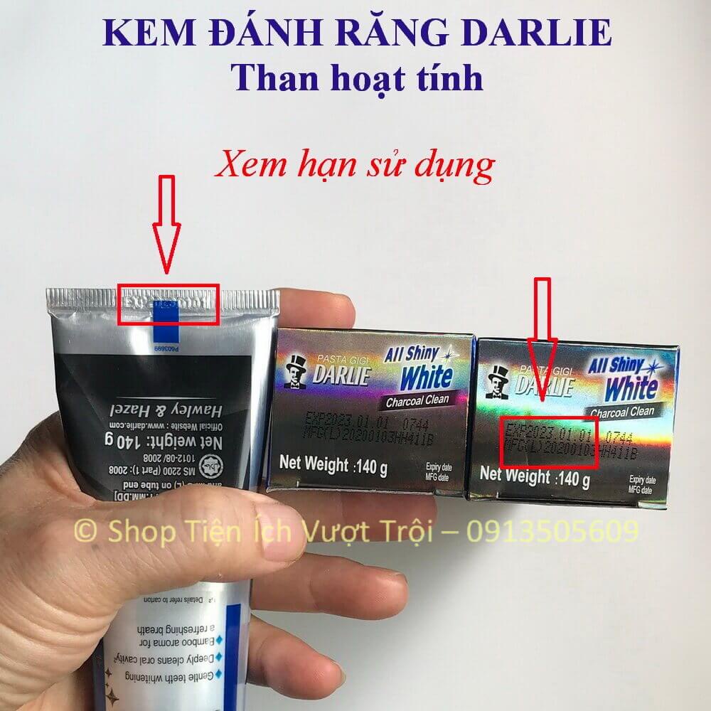 Combo 2 tuýp kem đánh răng Darlie tây đen, kem răng ông già giúp răng khỏe, trắng răng, ngừa mảng bám-Tiện Ích Vượt Trội