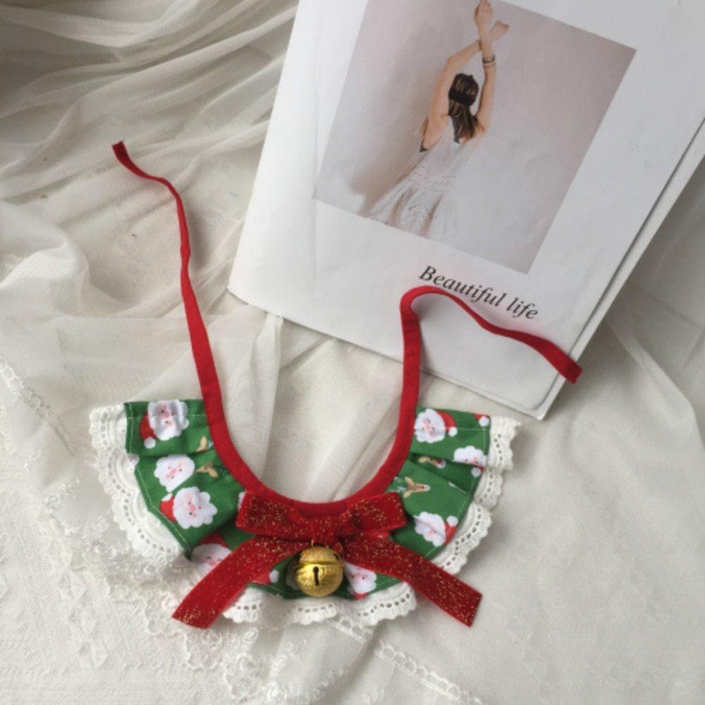 Yếm Đeo Cổ Gắn Chuông Và Nơ Trọng Lượng Nhẹ 4 Kích Cỡ Dành Cho Mèo Cưng