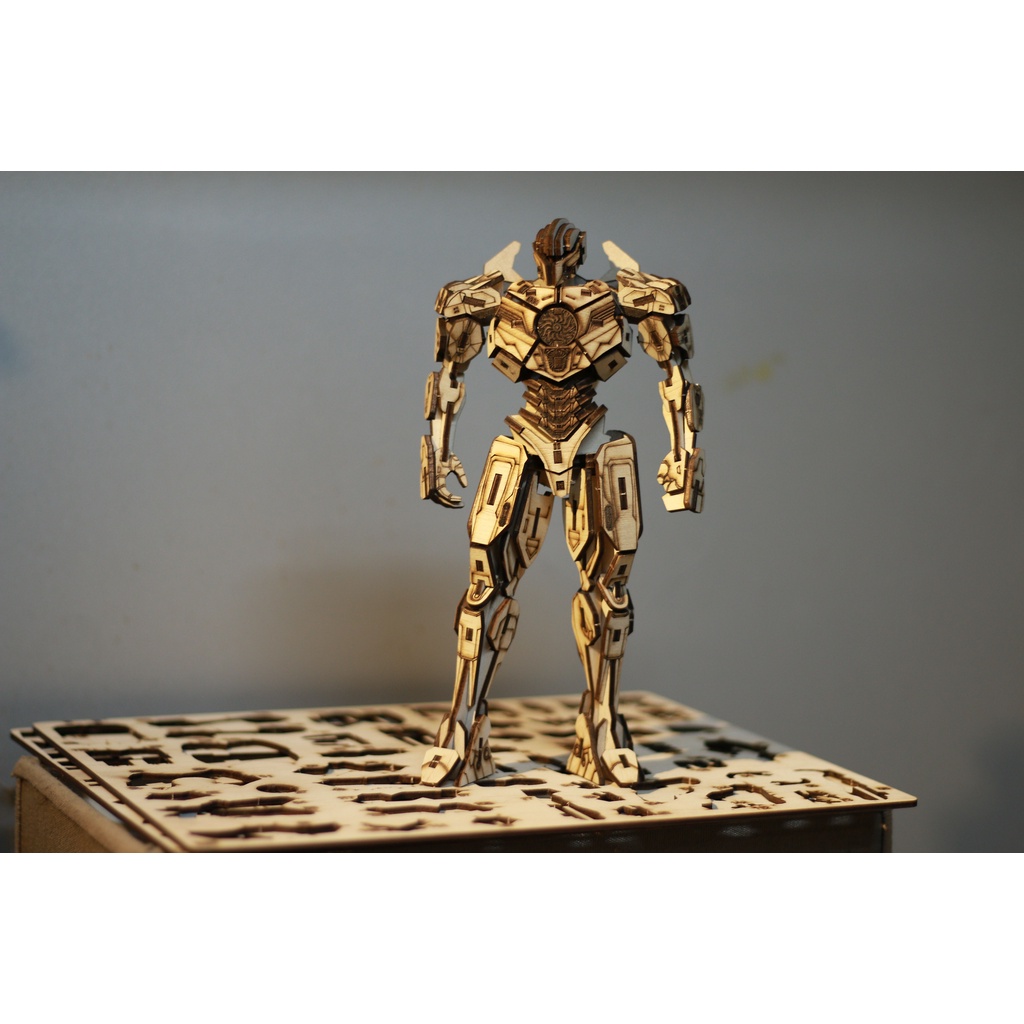 Mô hình gỗ lắp ráp 3D robot Pacific Rim