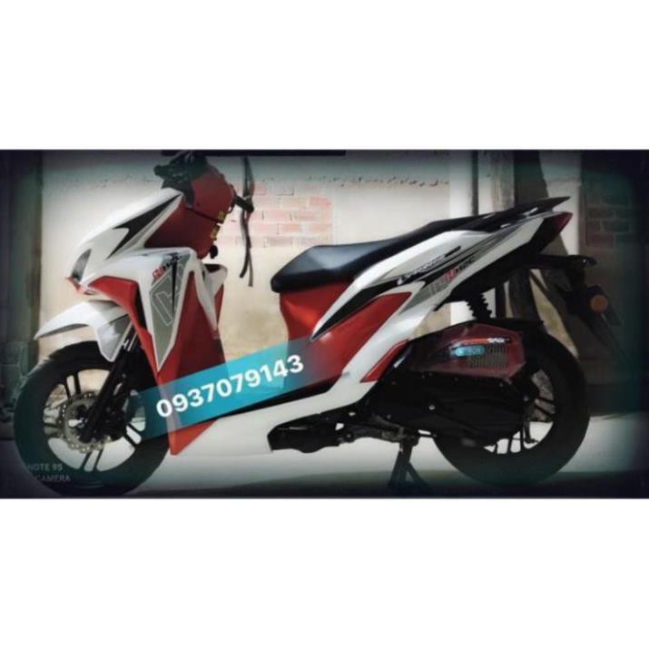 Tem rời xe Vario 150 HRC dán xe trắng