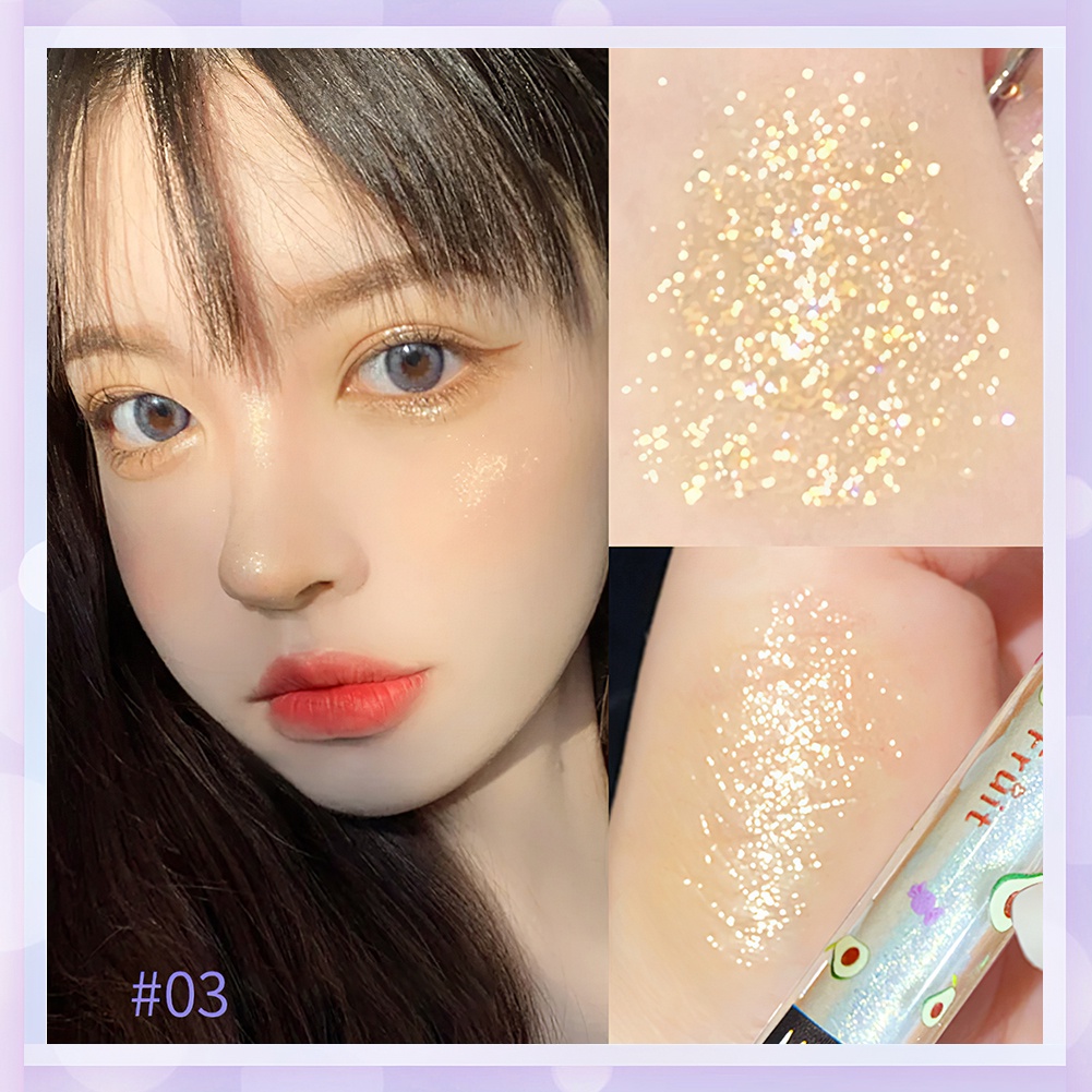 (Hàng Mới Về) Phấn Mắt Dạng Lỏng Gecomo 4 Màu Lấp Lánh Tùy Chọn Chống Thấm Nước Màu Sắc | BigBuy360 - bigbuy360.vn