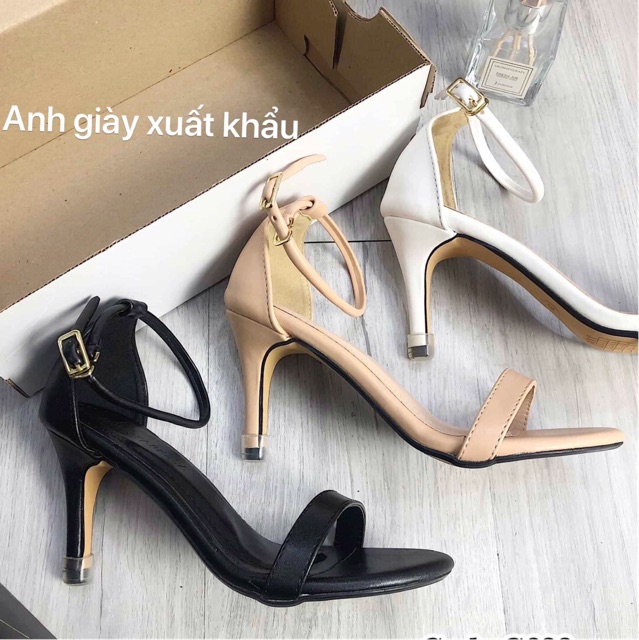 SD66 - Sandal gót nhọn quai mảnh VNXK ( ảnh thật kèm video)