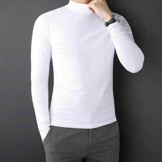 Áo thun thể thao nam cổ cao form Basic