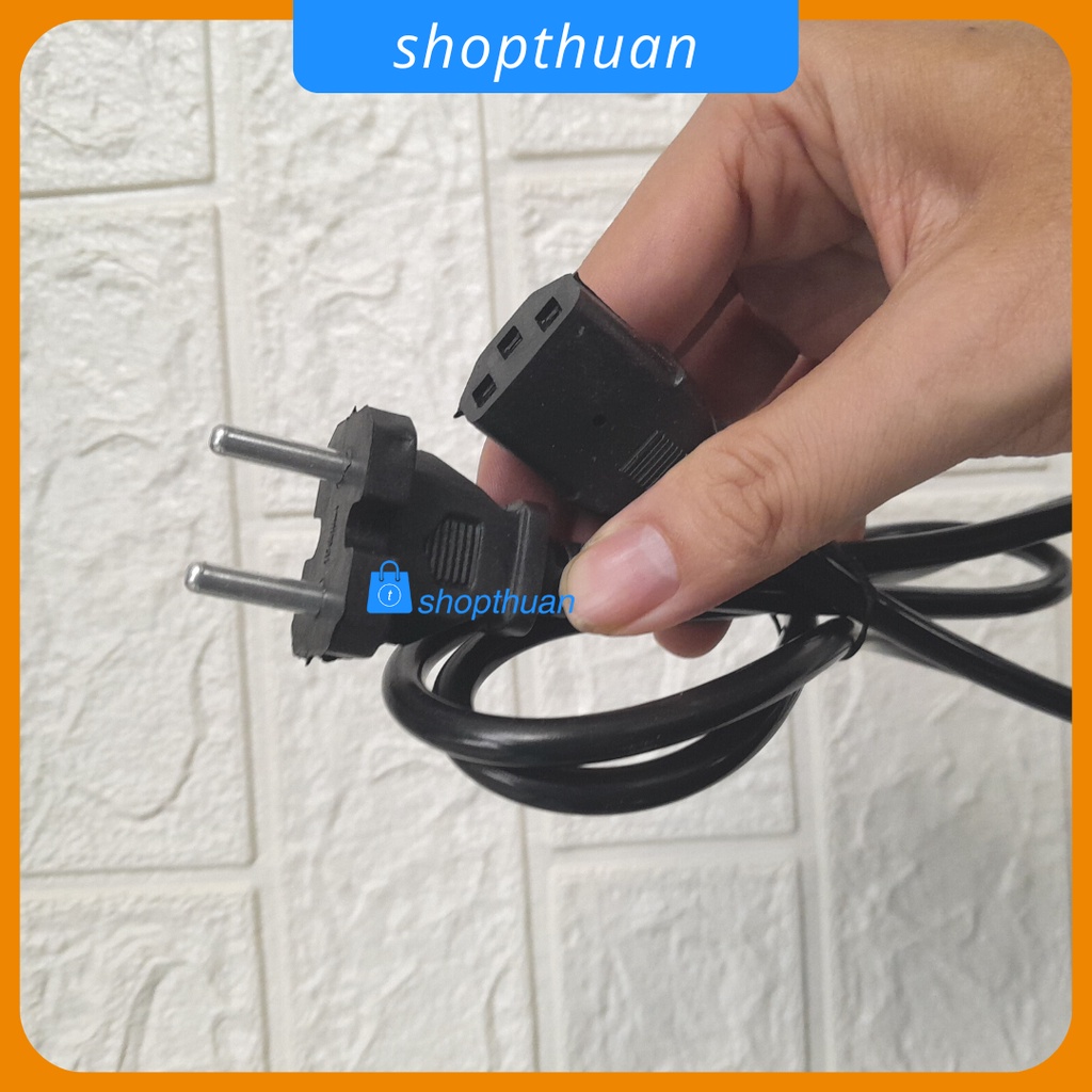 Dây nguồn 2 chân màu đen dùng cho máy tính bàn