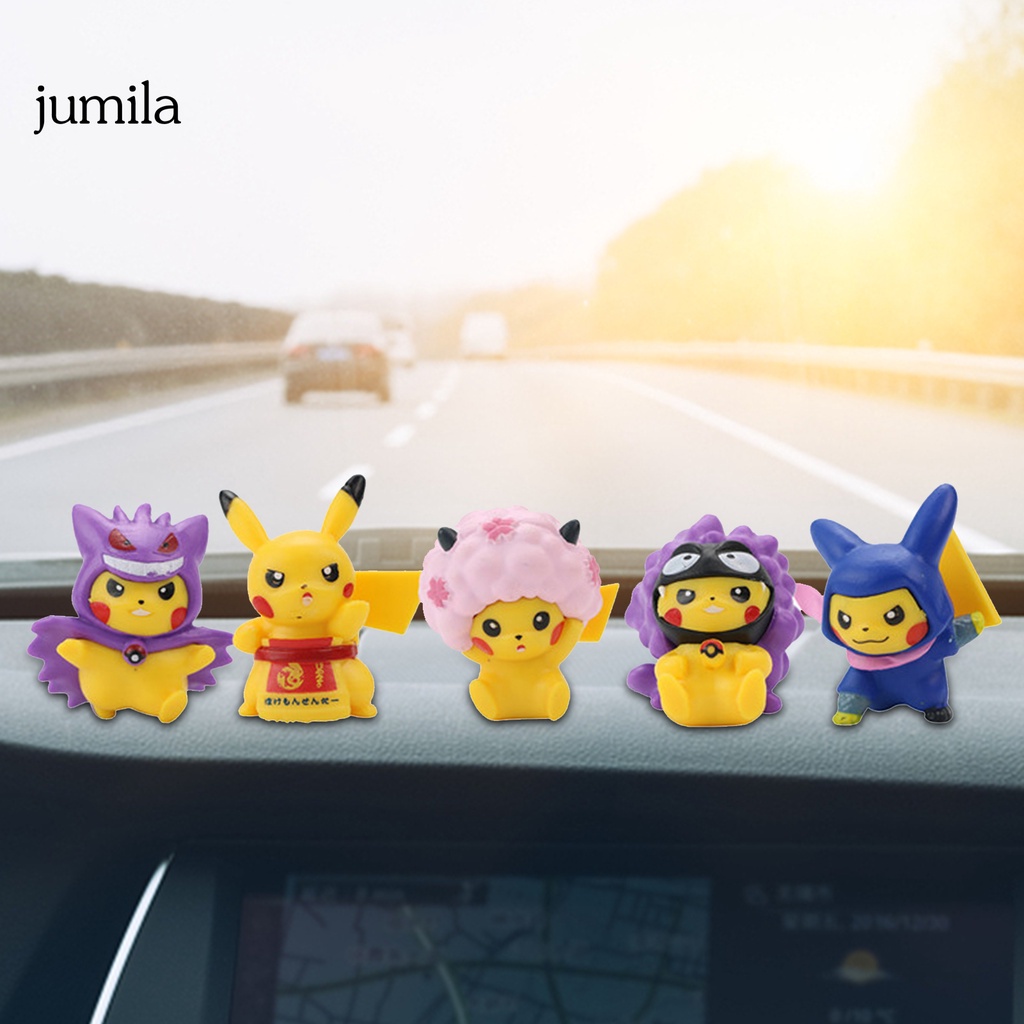 Bộ 9 Đồ trang trí Pikachu hoạt hình để bàn trang trí