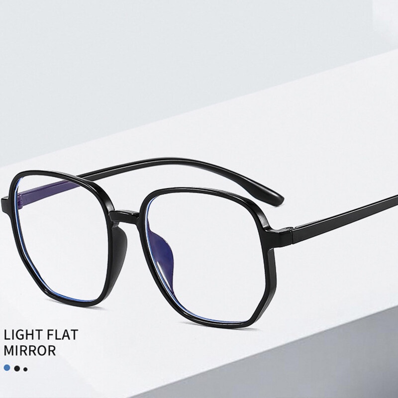 Kính Mát Khung Đa Giác Chống Ánh Sáng Xanh Từ 400 Đến 100 Độ