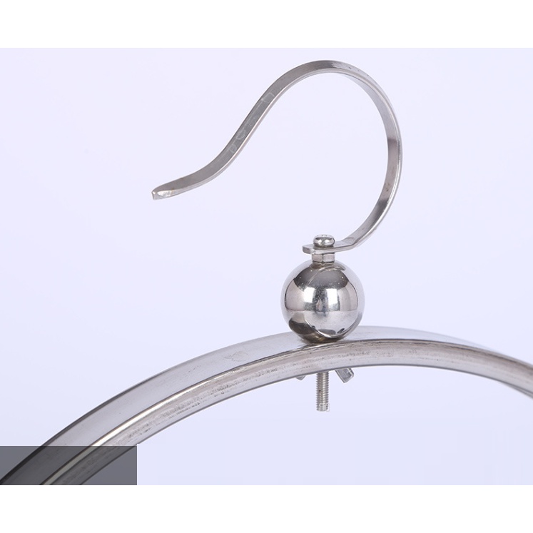 1 CÁI CẦU ĐỨNG INOX CAO CẤP 201 NHẬP KHẨU (KHAY TRÒN SIZE LỚN  60x36) CHO VẸT NGỰC HỒNG, SUN,XÍCH,RING, LORY, GREENCHECK