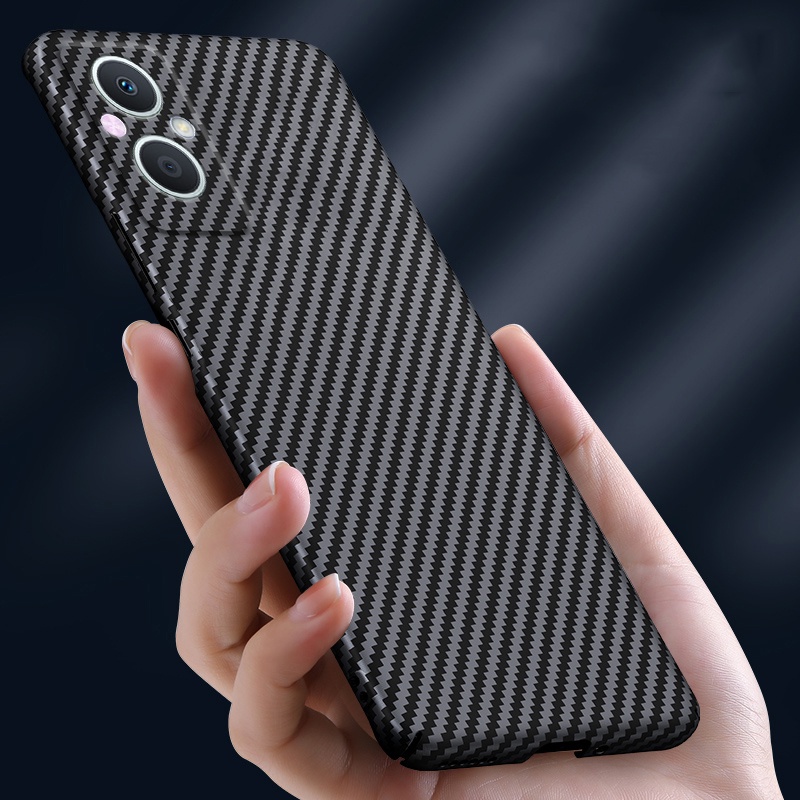 Ốp Điện Thoại Sợi Carbon Cứng Chống Sốc Cho OPPO Reno 7Z 5G