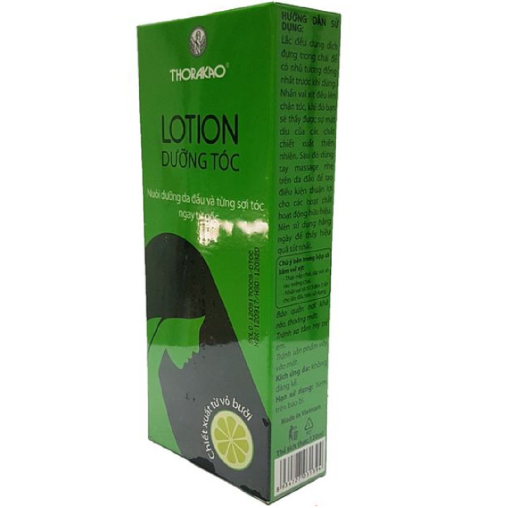 Lotion dưỡng tóc Thorakao 120ml chiếc xuất từ vỏ bưởi, suu.shop cam kết 100% chính hãng