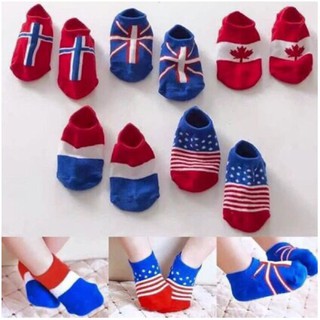 SET 5 ĐÔI TẤT CỜ TRẺ EM ĐỦ SIZE TỪ 2-12T CÓ CHỐNG TRƯỢT AN TOÀN CHO BÉ