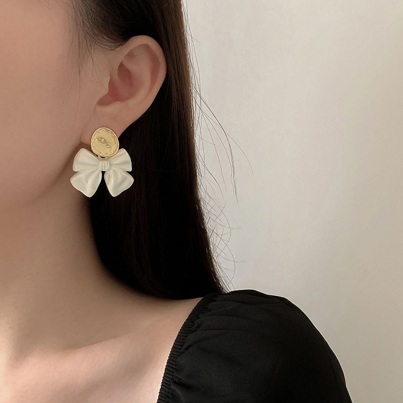 Hàn Quốcbowknotladiesearringsbeautifulearrings