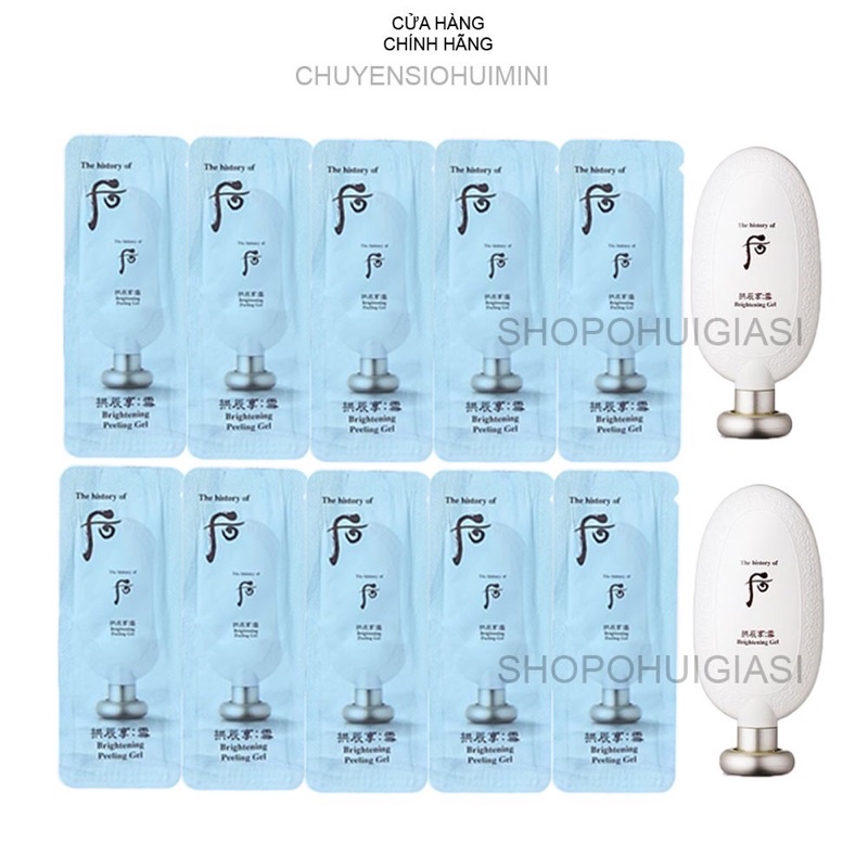 Combo 10 gói tẩy da chết Whoo