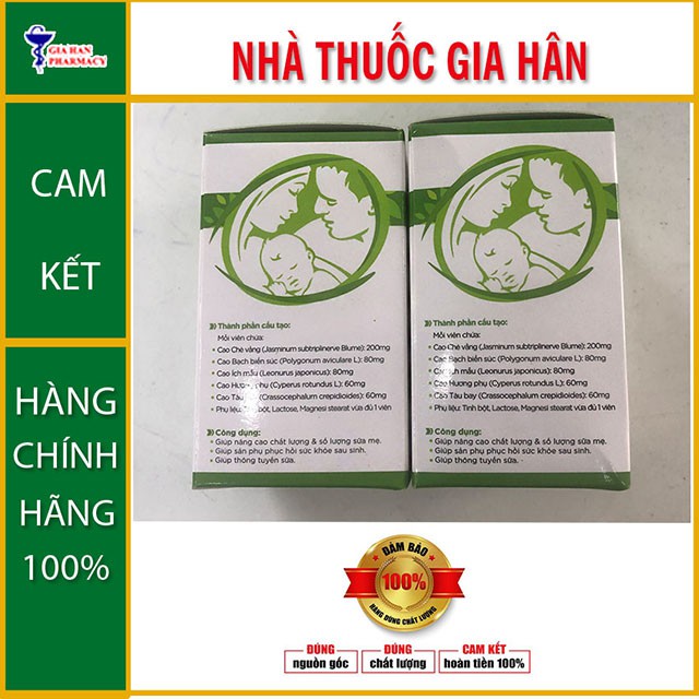 Viên Uống Lợi Sữa MABIO - Dành Cho Các Mẹ Tắc Sữa Sau Khi Sinh