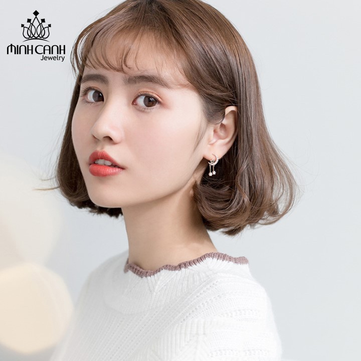 Hoa Tai Trăng Và Sao Bằng Bạc - Minh Canh Jewelry