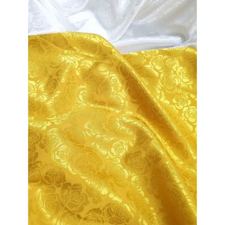 Vải csr lụa gấm vân chìm đủ màu