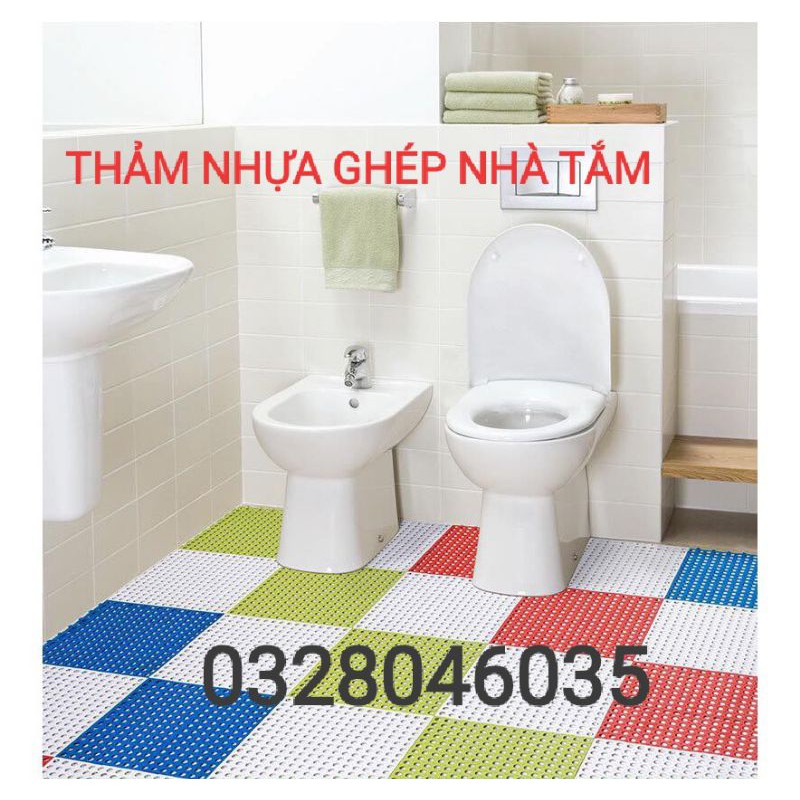 [FREE SHIP ] Thảm nhựa lỗ kháng  khuẩn thảm nhà tắm chống trơn,trượt