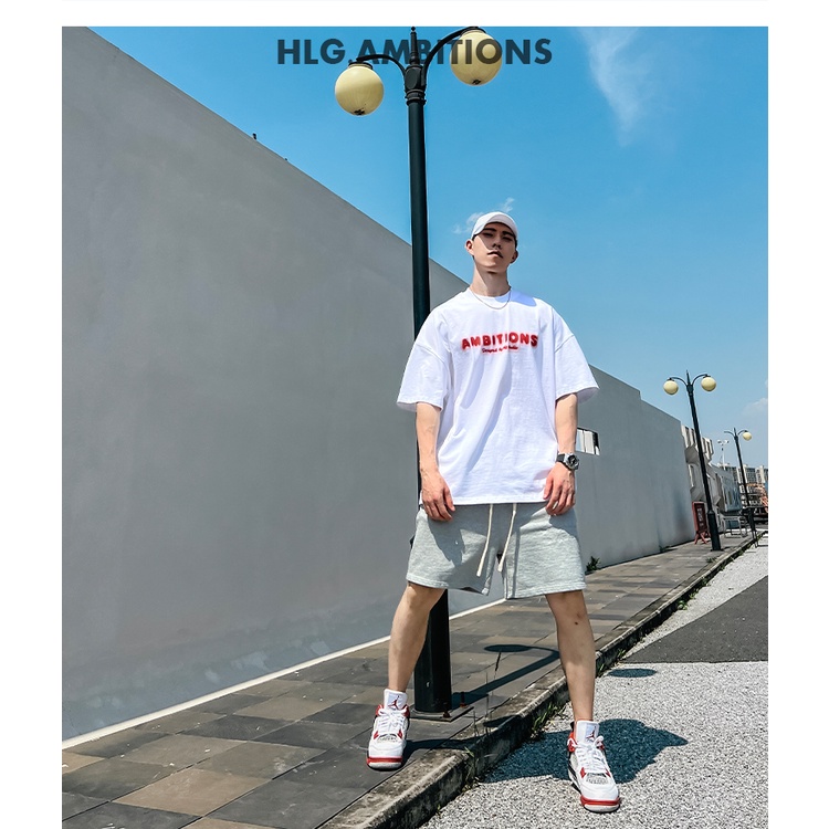 Áo phông nam cổ tròn thủy chiều chứ mờ phong cách Ulzzang - cotton mịn thấm hút mồ hôi thoải mái hoạt động