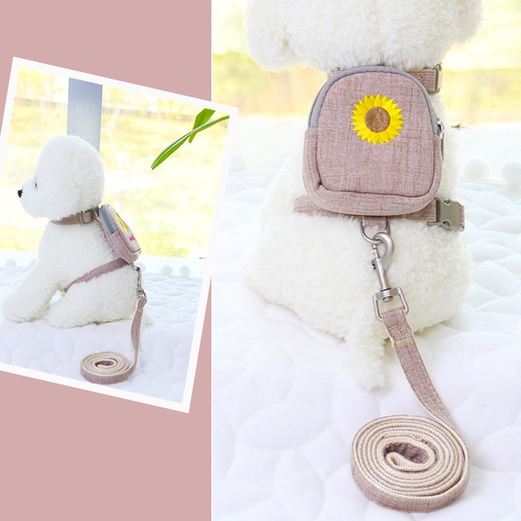 Balo Thêu Hoa Hướng Dương Cho Thú Cưng