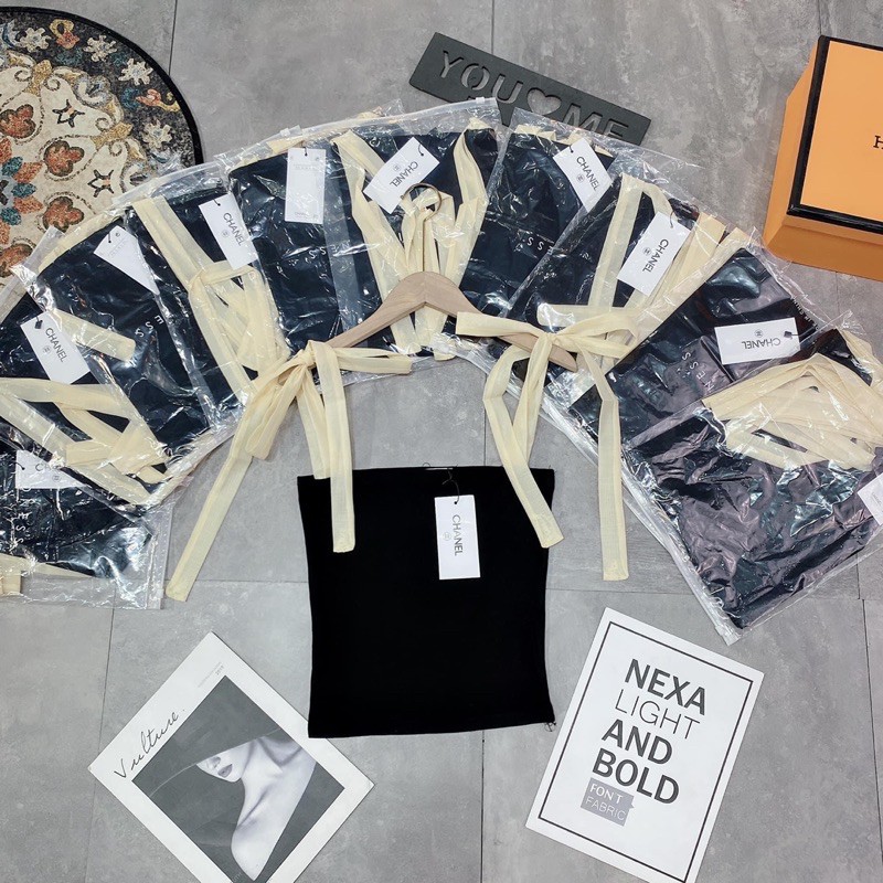 Áo hai dây buộc dây nơ vai HOT