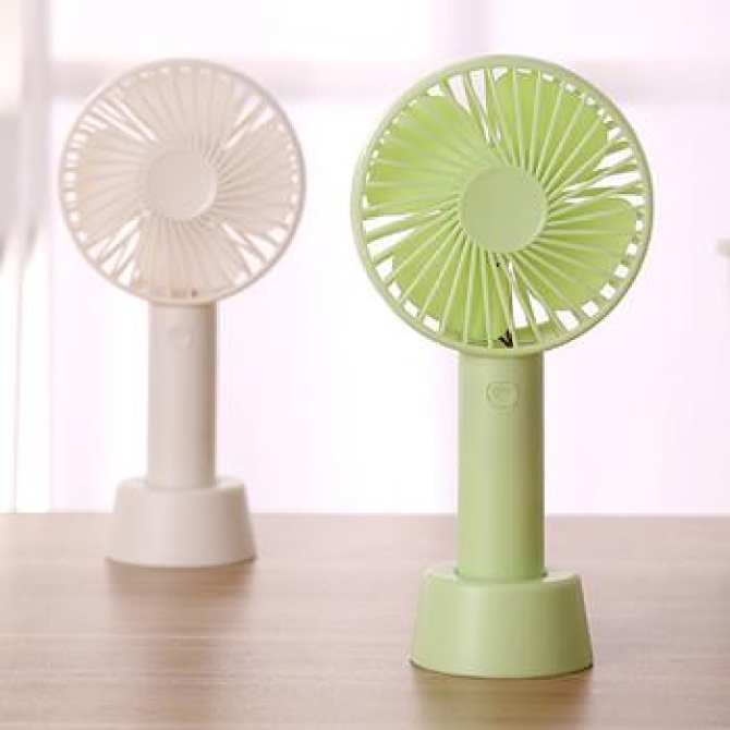 [CÓ ĐẾ] Quạt mini cầm tay có đế để bàn