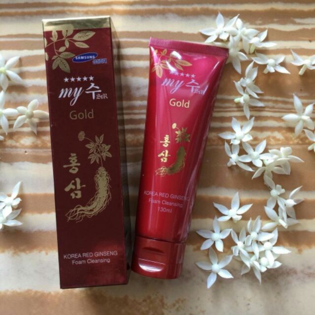 Sữa Rửa Mặt My Gold Korea Red Ginseng Foam Cleansing 130ml