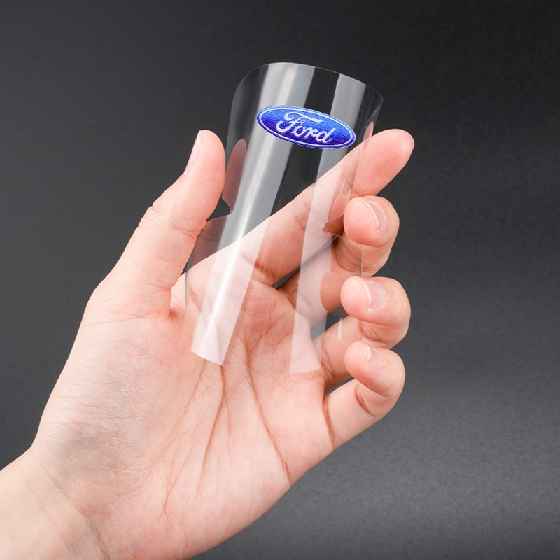 Set 8 Tấm Phim Vinyl Trong Suốt Dán Bảo Vệ Tay Cầm Xe Hơi Ford Fiesta Focus Ka EcoSport Ranger