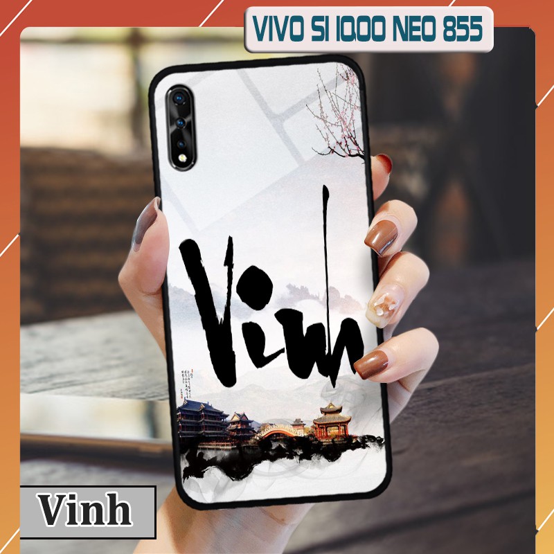 Ốp lưng kính 3D Vivo S1/ iQOO Neo 855 -chữ thư pháp ý nghĩa