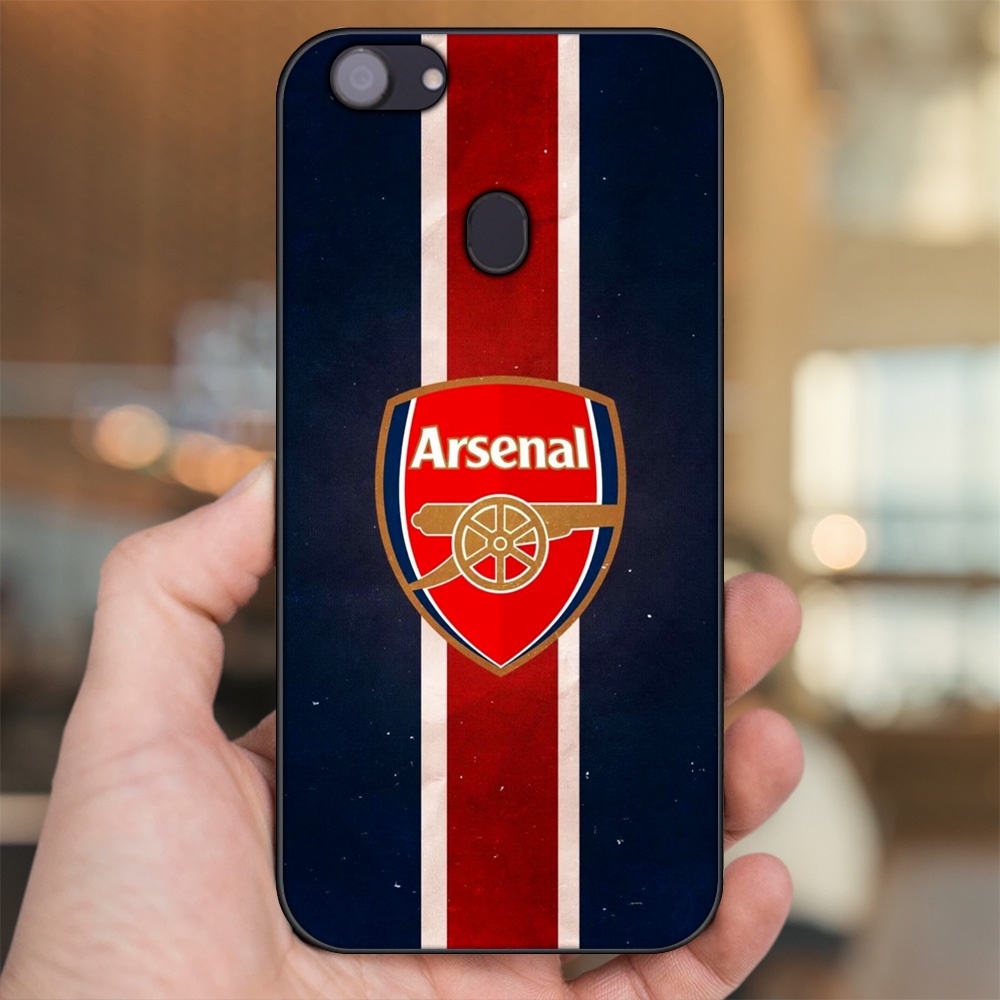 Ốp lưng Oppo F5, F5 Youth, F7 viền đen in hình Arsenal FC