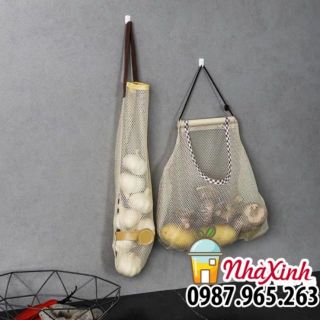Túi lưới đựng hành tỏi / Túi lưới đa năng đựng mỹ phẩm
