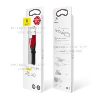 Cáp sạc Baseus Nimble cho Lightning/Type-C dài 23cm/120cm