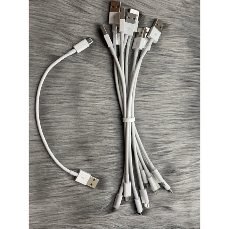 Cáp sạc Truyền Dữ Liệu Micro USB cho Xiaomi Redmi 7 dài 20cm - Dây sạc MiCro cho máy Androi, sạc dự phòng