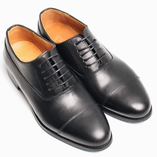 Giày Tây Cao Cấp Tonkin Captoe Oxfords - Da Bò Ý Lót Trong Da Bò Mộc