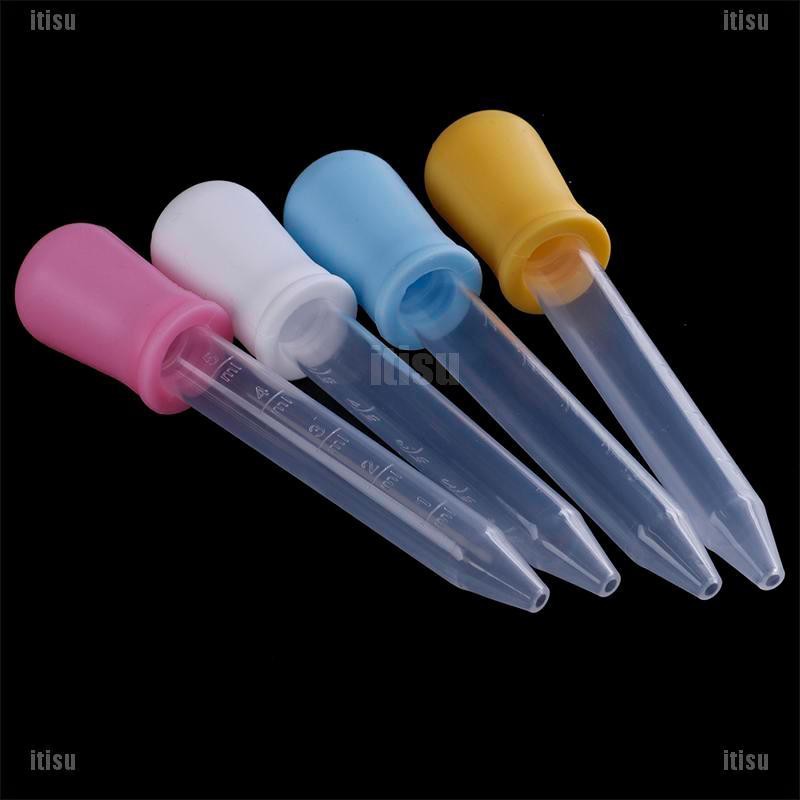 Set 2 Ống Bơm Chất Lỏng Bằng Silicone Cho Bé Uống Thuốc