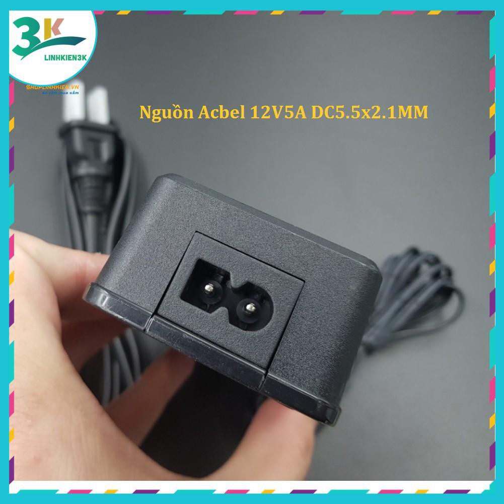 Nguồn Adapter 12V5A AcBel Dùng Cho Camera Led Dây 5050 12V 5A