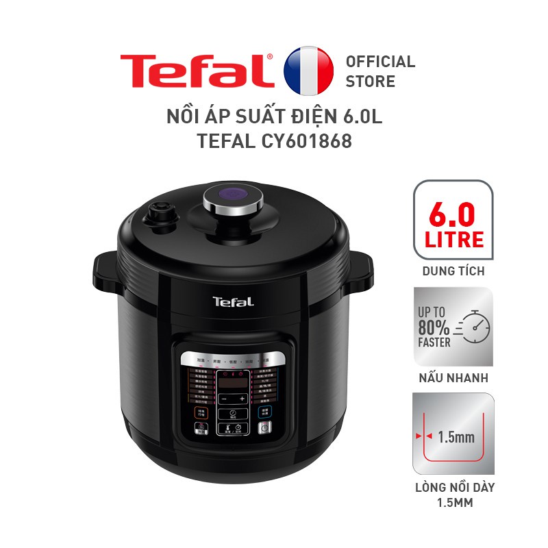 Nồi áp suất điện Tefal Home Chef 6.0L CY601868