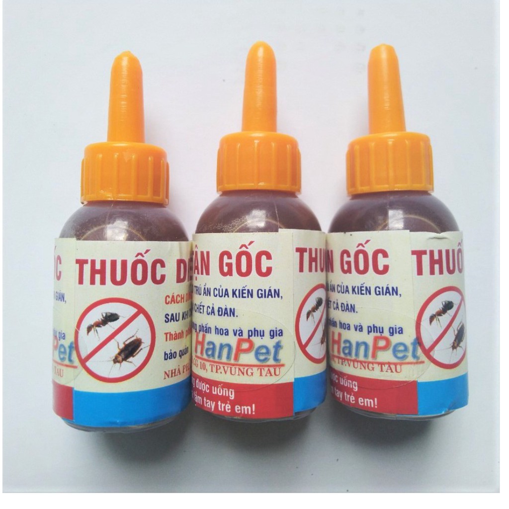 HN (1 lọ 10ml) Thuốc diệt kiến gián sinh học Hanpet Thuốc kiến dạng Dung dịch có tác dụng diệt kiến tận gốc