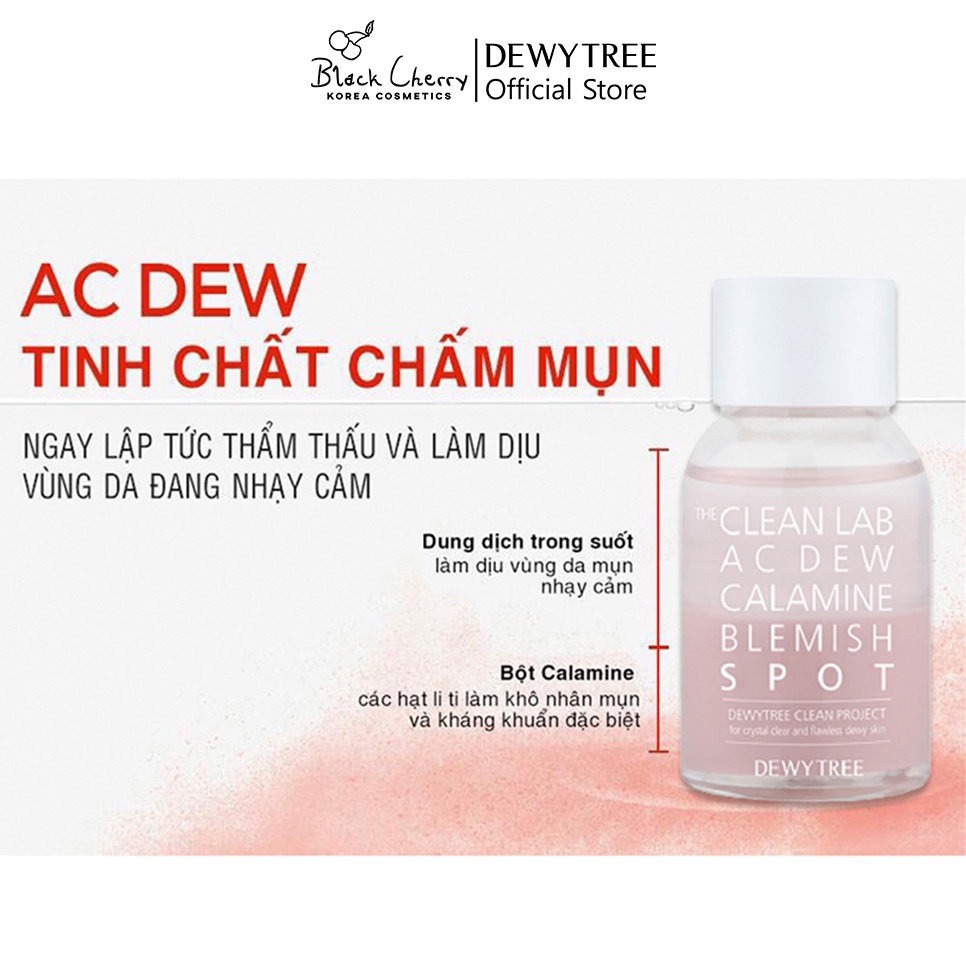 Chấm mụn Dewytree The Clean Lab AC DEW Calamine Blemish Spot 20ml