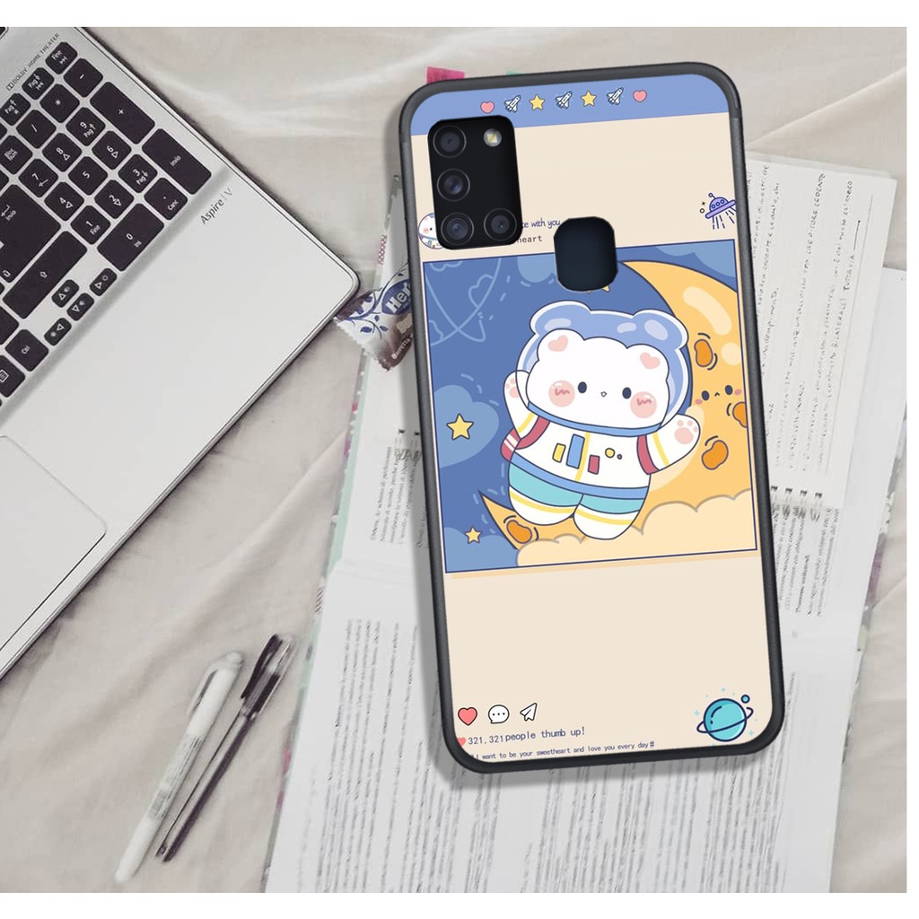 [ HOT BỎNG TAY] ỐP LƯNG SAM.SUNG A21S/M21/M30S/M31 , IN HINH CHIBI PHI HÀNH GIA ĐÁNG YÊU, SIÊU CUTE.
