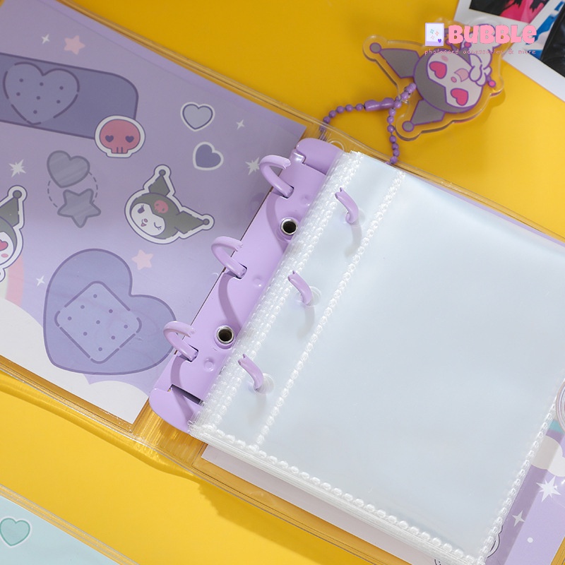 Mini binder Sanrio collect book Kuromi Cinnamoroll Pompompurin album ảnh sổ ảnh đựng card thẻ bài sổ còng Kpop Anime