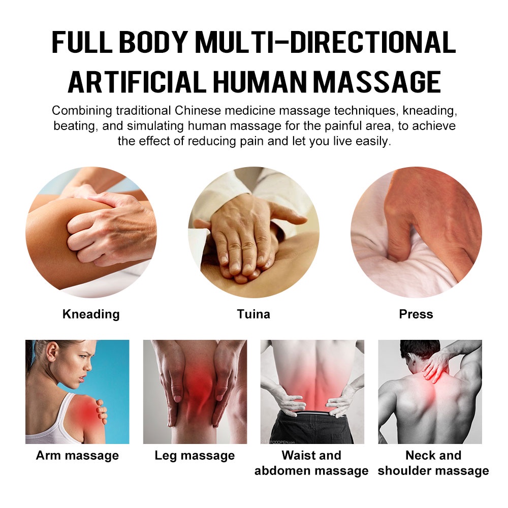 Gối mát xa điện Salorie 4 đầu đa năng tiện dụng