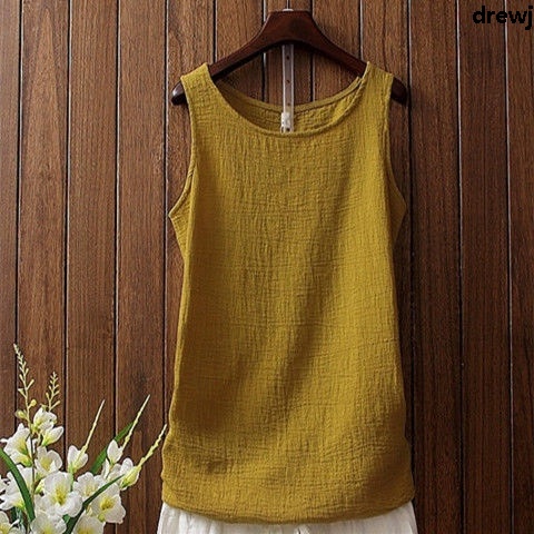 Áo Thun Cotton Lanh Mỏng Rộng Thời Trang Mùa Hè Dành Cho Nữ | BigBuy360 - bigbuy360.vn