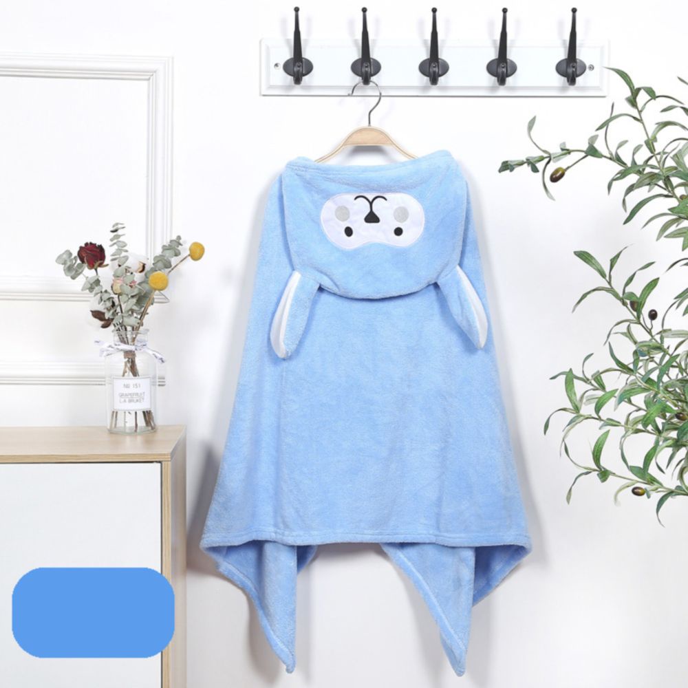 Khăn tắm cho bé, có mũ choàng giữ ấm tốt, chất liệu cao cấp mềm mại, êm và mịn