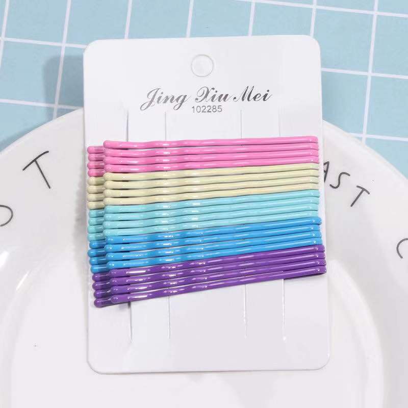 Set 20 Kẹp Tóc Nhiều Màu Sắc Cho Bé Gái