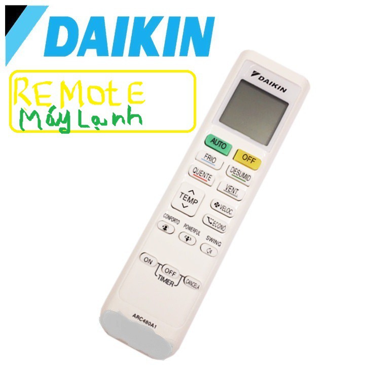 Remote máy lạnh Daikin Inverter dòng FTKC Series loại nhỏ dài