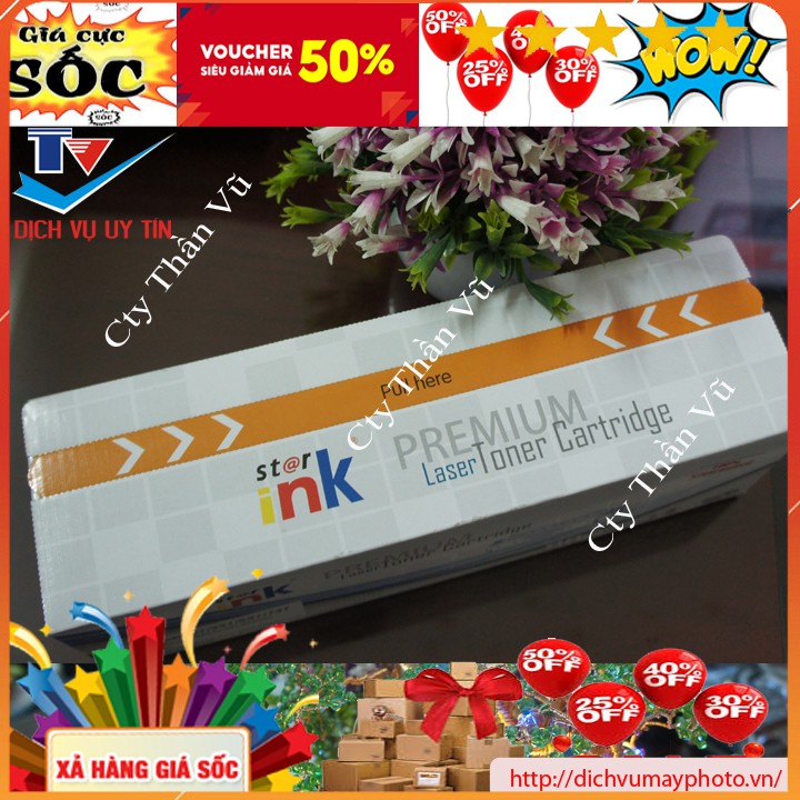 Hộp mực máy in Canon 303A HP 12A thương hiệu Star ink sắc nét bền đẹp