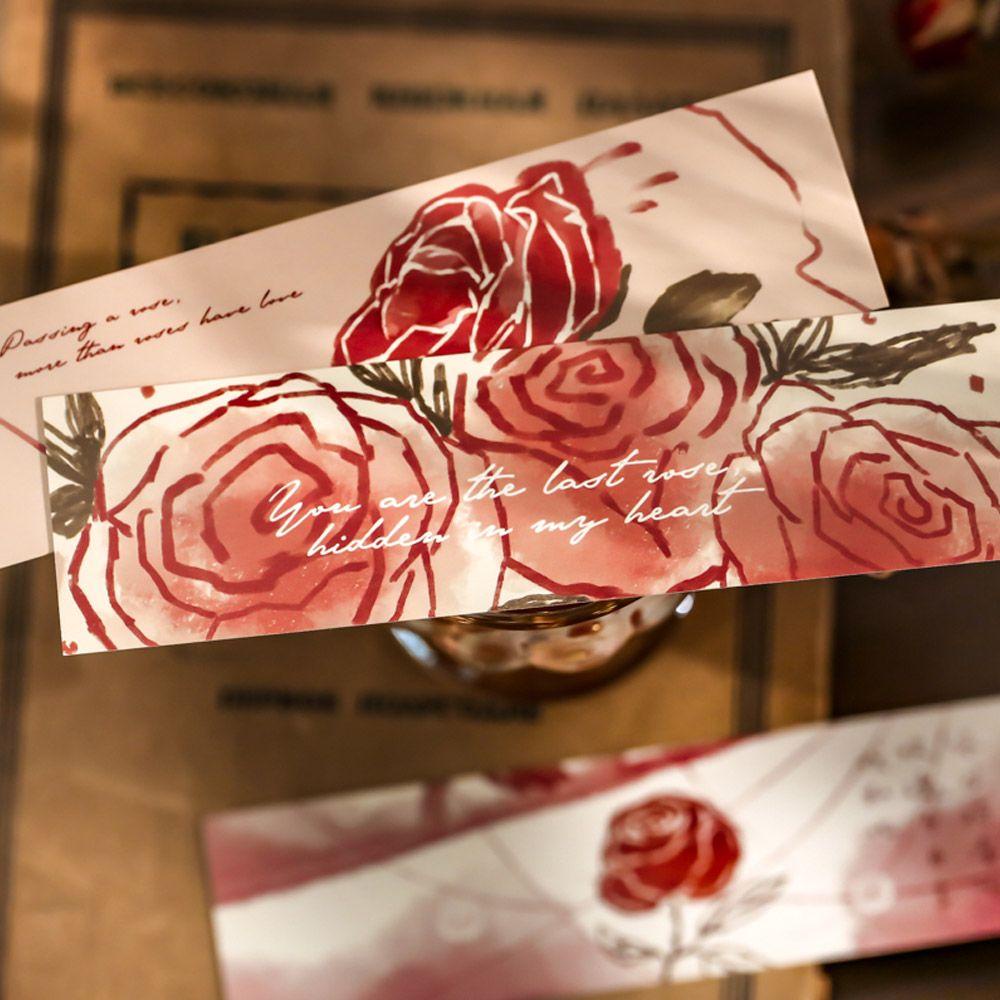 Bộ 30 Thẻ Đánh Dấu Trang Sách Bằng Giấy Phong Cách Retro