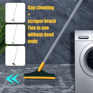 Bàn chải chà sàn nhà tắm 2 trong 1 cán dài xoay 120 độ