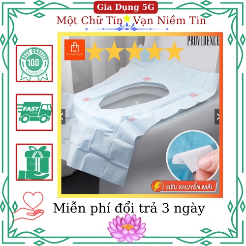 Miếng Lót Bồn Cầu Sử Dụng 1 Lần Tiện Lợi Khi Đi Du Lịch, Hội Họp, Công Cộng....
